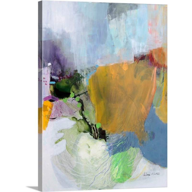 Reproduction d’art sur toile, "Where here is always more" par Lina Alattar, Toile tendue, H 40 po x l 30 po x P 1,25 po