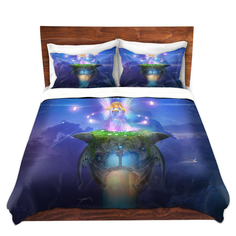 Ensemble de housse de couette star, 1 housse simple + 1 taie standard