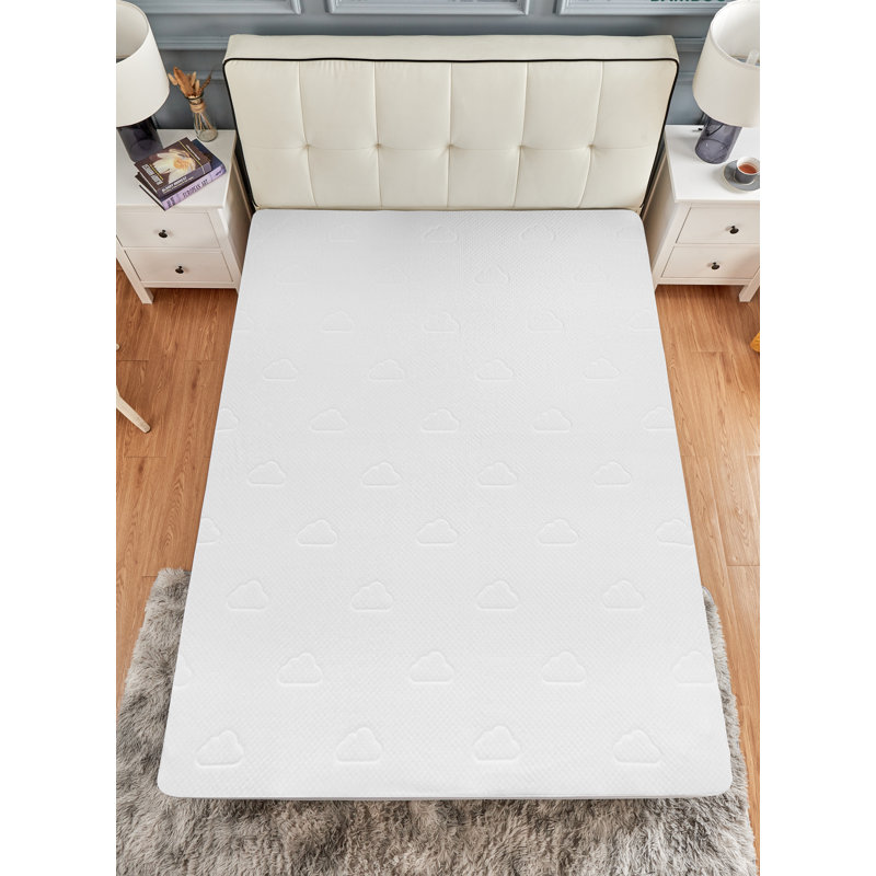 Queen Size White Bamboo Waterproof Mattress Protector