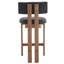 Tabouret rembourré avec structure en bois massif-508726523