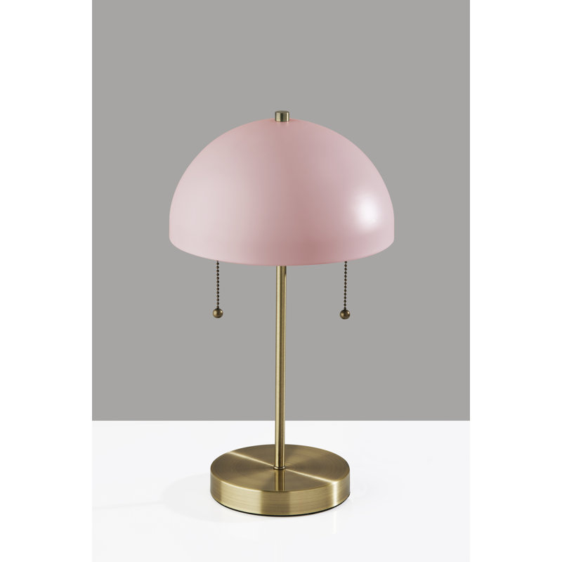 Amanda Metal Table Lamp, Painted Pink