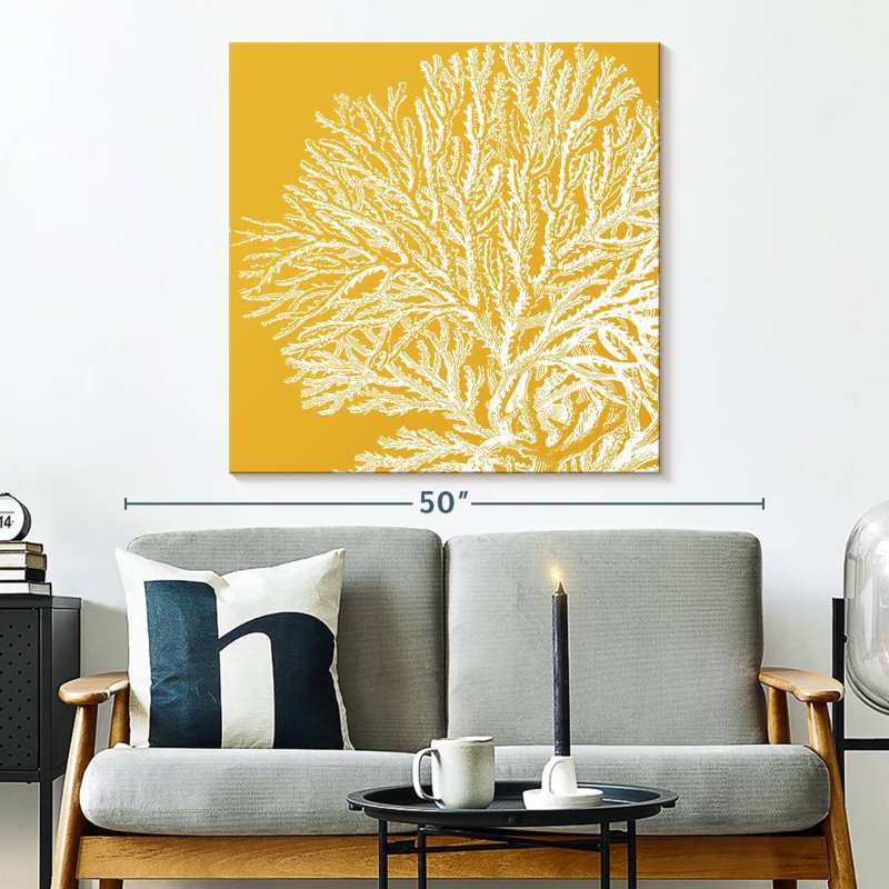 Brampt Saturated Coral I, 33" H x 33" W