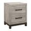 Ensemble de chambre à coucher pour grand lit 4 pièces Zephyr, gris clair, brun, style moderne