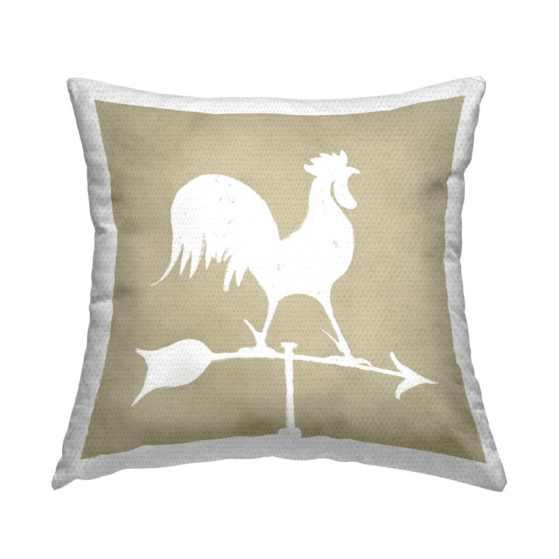 Coussin d'extérieur Country Hen Rooster