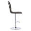De 2 tabourets de bar modernes - similicuir noir, accents, siège texturé réglable (paire) gaufré, polyvalent pour différents environnements