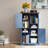 47" Farmhouse Bookshelf With Barn Doors-2012668014