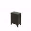 Table de chevet à tiroirs pour chambre à coucher simple (compatible avec table de chevet) Bois massif