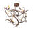 57" Long 8 Light Oblong Chandelier