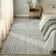 Celeta Abstract Rainbow Striped Area Rug - Colorful Modern Carpet for Living Room, Bedroom, or Office Decor