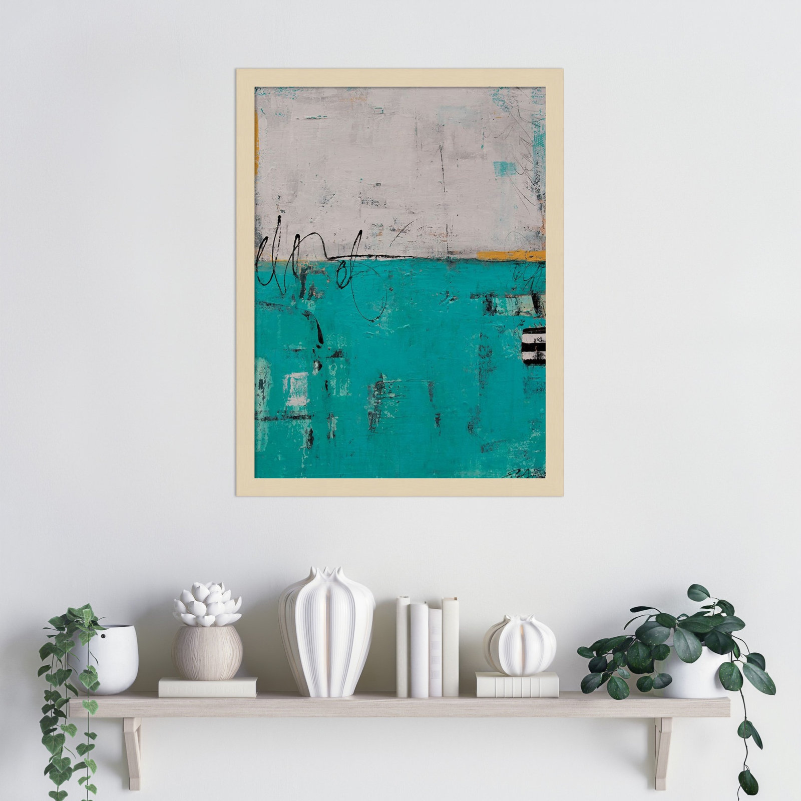 Urban Harmony Print by Erin Ashley, 21" H x 16" W, Brown