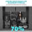 Topmount Drop In Kitchen Sink - 36"X 22" X 10" Double Bowl (50/50) Kitchen Sink 16 Gauge With Two 10" Deep Basin, Brushed Nickel