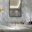 Enver Polished Marble And Brass Mosaic-487915218