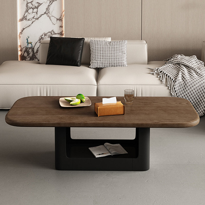 Modern creative minimalist coffee table, 16.53" H x 55.11" L x 27.55" W