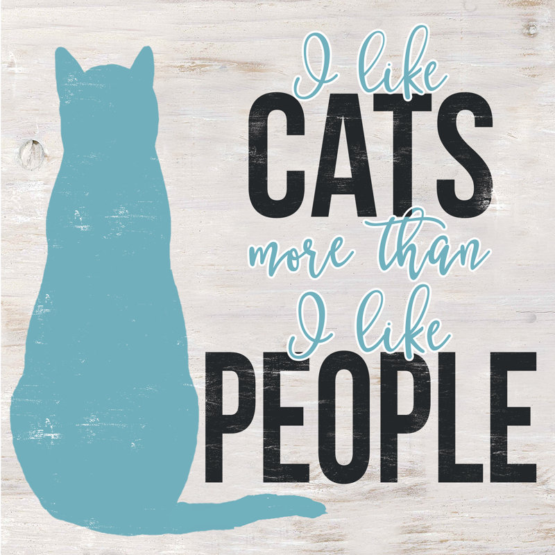 Cats And People - Wrapped Canvas Print, 51cm H x 51cm W