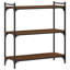 Aaleigha 86cm H x 30cm W Metal Standard Bookcase-1989771690-1989771696