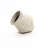 2-Piece Beige Cachepot Planter Cauldron Set with Black Stands