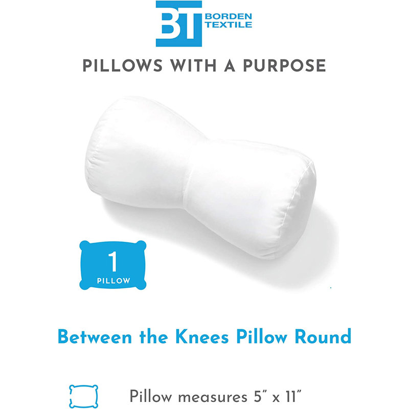 Oreiller entre les genoux entre les genoux et coussin de positionnement hypoallergénique