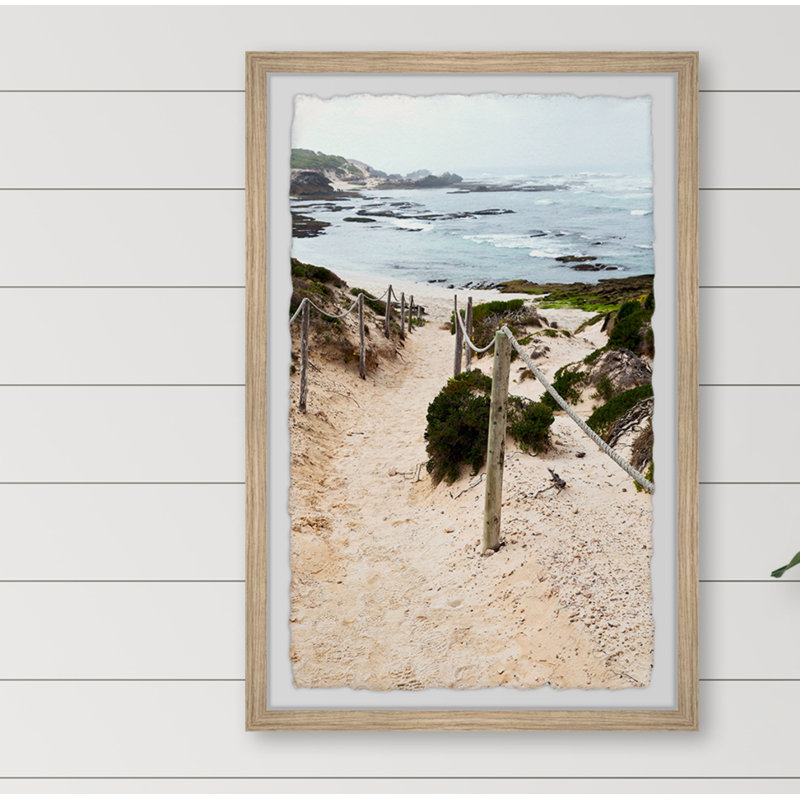 Coastal Bay - Photographie avec cadre photo, H 12 po x l 8 po x P 1,5 po