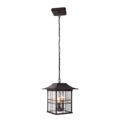 Lanterne suspendue d'extérieur 3 lumières Sanderson