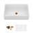 30" L x 18" W Undermount Ceramic Kitchen Sink White Ceramic Kitchen Sink with Grid and Strainer