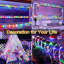 1000cm LED Solar Powered 100 - Bulb Cord String Light
