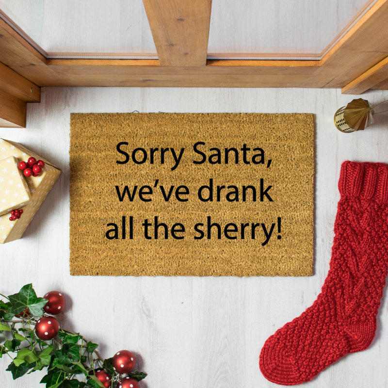 Darianna Non-Slip Christmas Outdoor Doormat