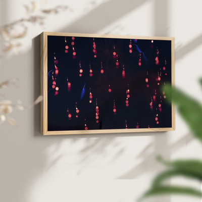 Crimson Constellation - Reproduction encadrée - Restickable