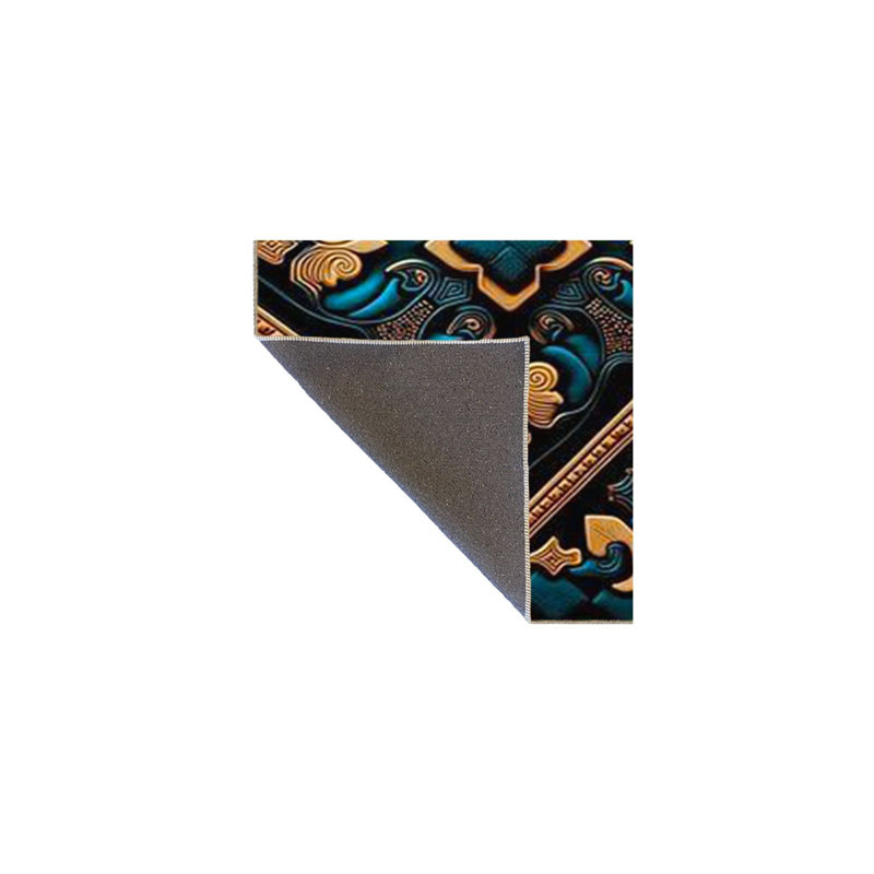 Tapis tissé à base de tuiles et tapis lavable, Rectangle 3 pi 3 po x 4 pi 11 po