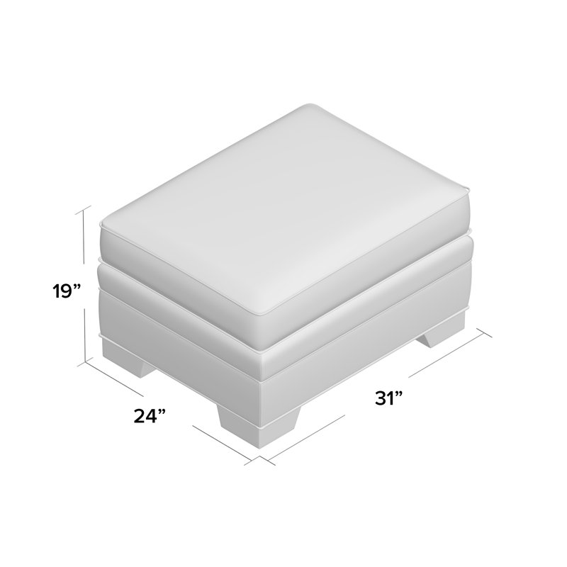 Repose-pieds rectangulaire Adrena, Invitation 41