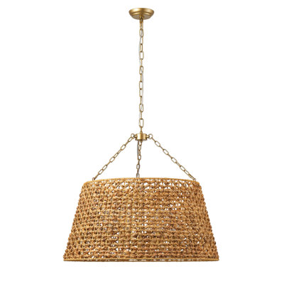 Luminaire suspendu en fer 6 lumières