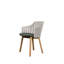 Choice Chair Indoor and Four Wood Legs Base with Upholstery Cane-line Zen Seat Cover-232398956-232399636