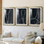 ABSTRACT Series DCX III - Impression encadrée sur mesure de qualité supérieure - 3 pièces-782599388-782599391