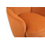Fauteuil demi-tonneau pivotant avec base en acier inoxydable pour le salon-101959562-114120716