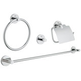 Essentials 4 - Piece Bathroom Hardware Set
