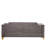 " mid-century modern chenille sofa | tufted buttons & copper nail armrest | 2 pillows | metal legs | stylish living room couch-855021892-855021893
