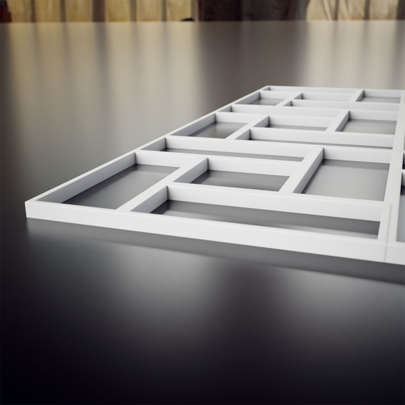 Extra Small White PVC Decorative Fretwork Wall Panels