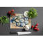 Sand Dollars Glass Cutting Board Large