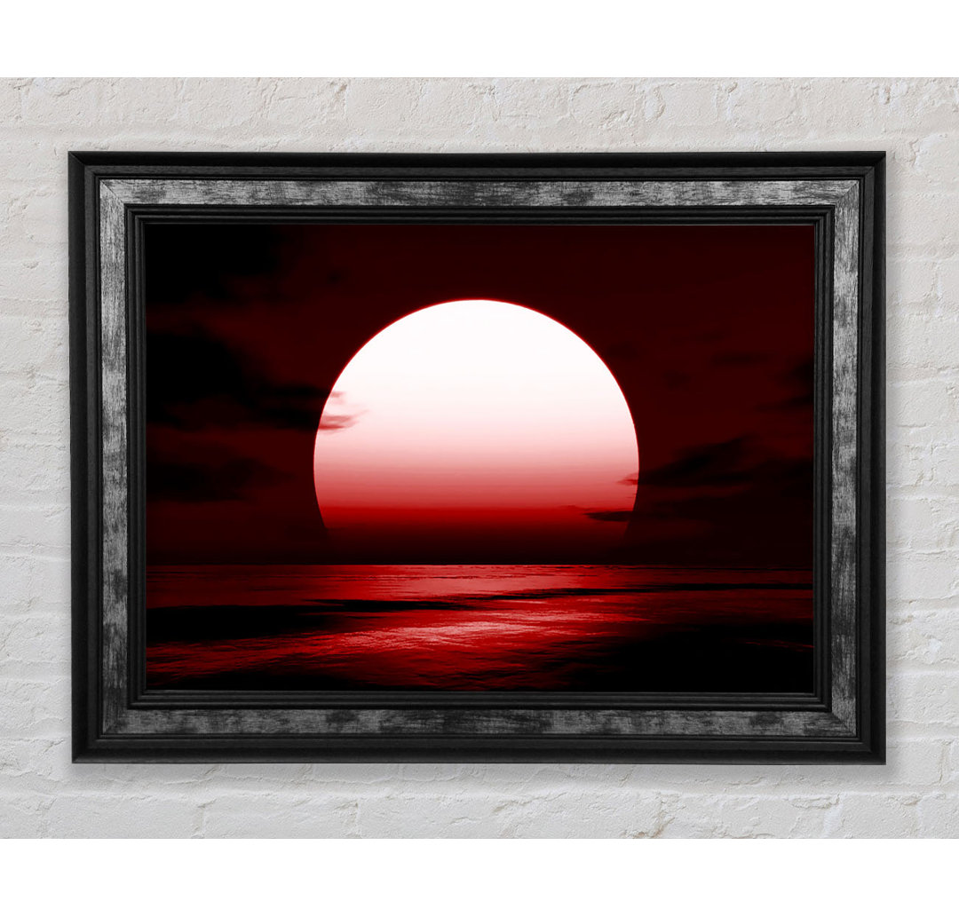 Red Sun Glory - Bilderrahmen Kunstdrucke