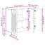 89cm Sideboard