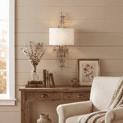  Cameo 1-Light Wall Sconce in Campagne Luxe