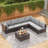6-Person Modular Wicker Patio Conversation Set with Cushions-1988649138-1961853989