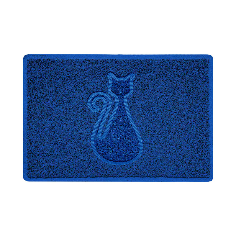 Non-Slip Indoor / Outdoor Doormat, 1.2cm H x 40cm W x 60cm L, Blue