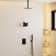 Crozet Thermostatic Shower System with Dual Shower Head and Hand Shower (Valve Included)
