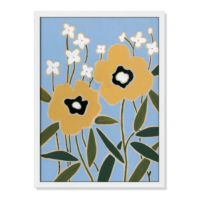 Maura "Woodblock Floral II" Print