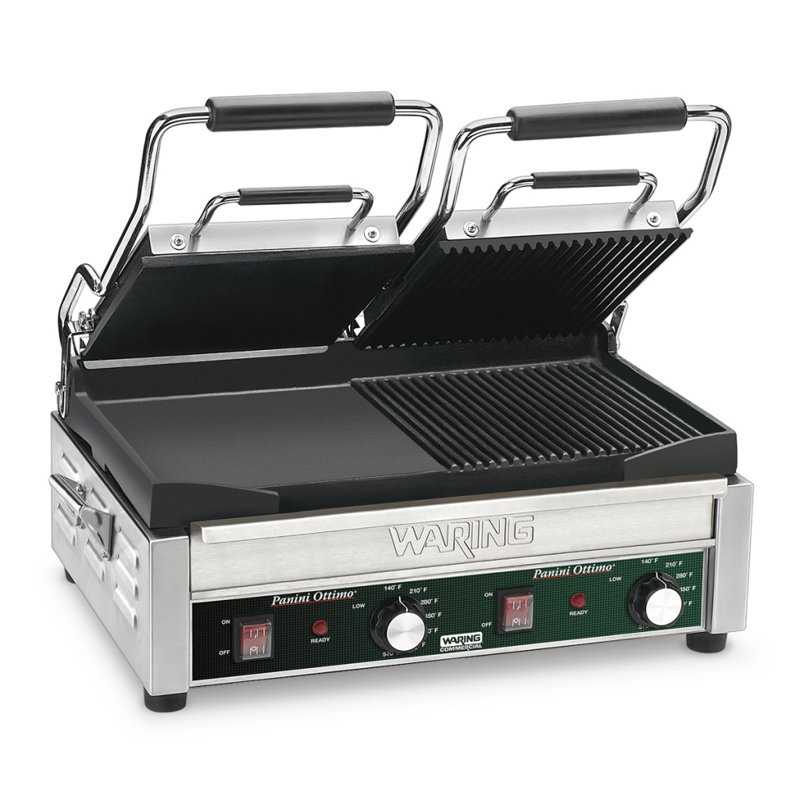 Waring 17'' Electric Grill Sandwich Maker & Panini Press with Lid