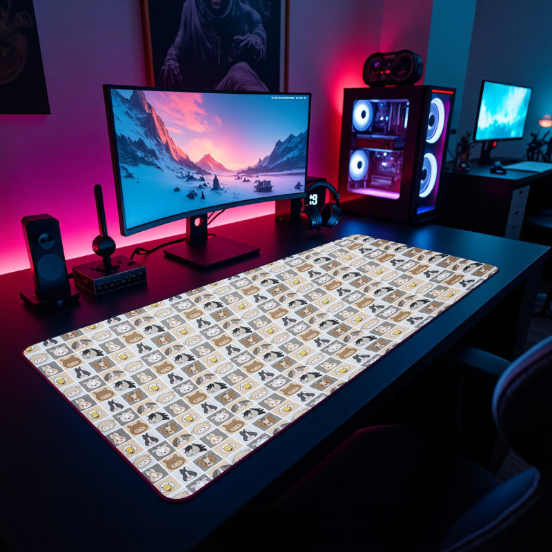 Polyester Desk Pad, 23.6x13.8