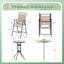 Carrisa 2 - Person Patio Dining Set with Round Table