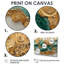 Emerald Crystals World Map Wood Slide I - Art mural carte du monde-169449688-169449686-169449681