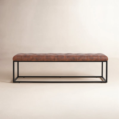 Pearson Genuine Leather Bedroom Bench