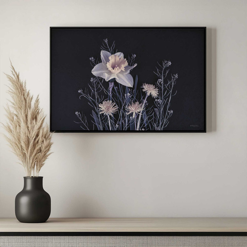 «Spring Gathering III» par Robin-Lee Vieira, reproduction d'art, Framed Canvas, Tan, 36 W x 24 H
